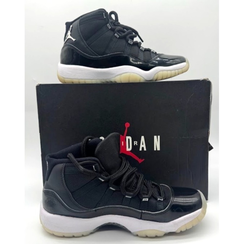 Nike Air Jordan 11 Retro GS Space Jam 2016 Black 7Y 378038-011 OG Box